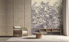 Emiliana Parati DB Style Voyage Panels növényi szálak anyagú, lila, beige színű, fás, Modern poszter