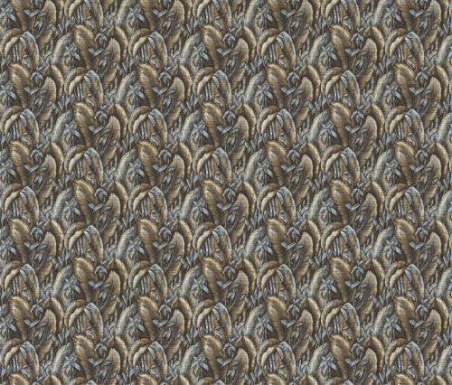 Emiliana Parati DB Style Voyage Panels növényi szálak anyagú, barna, kék, arany színű, leveles, Modern poszter