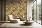 Emiliana Parati DB Style Voyage Panels vlies anyagú, arany, szürke, barna, zöld színű, leveles, Modern poszter