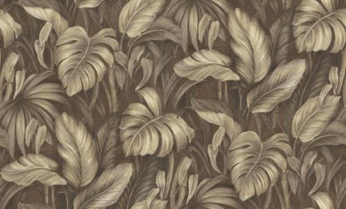Emiliana Parati DB Style Voyage vlies, vinyl anyagú, barna, beige színű, leveles, Modern tapéta