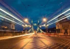 WallVision Consalnet Poszter modern kék, zöld, sárgaszínű, vlies város