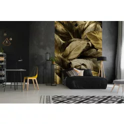   WallVision Consalnet Poszter modern mustársárga, barnaszínű, vlies leveles