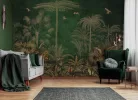 WallVision Consalnet Poszter modern zöld, barna, színű, vlies növényes