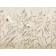 WallVision Consalnet Poszter modern beige, zöld, fehérszínű, vlies növényes, madaras