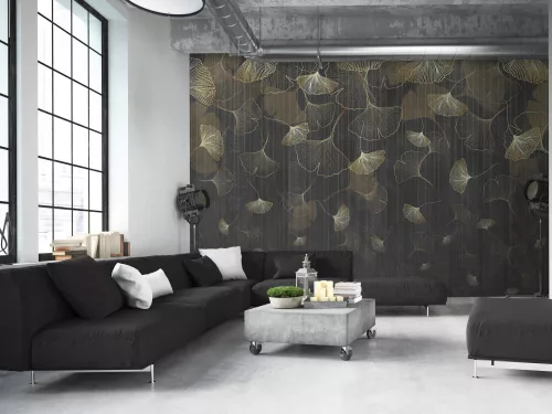 WallVision Consalnet Poszter modern arany, barnaszínű, vlies leveles