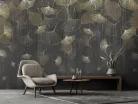 WallVision Consalnet Poszter modern arany, barnaszínű, vlies leveles