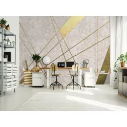   WallVision Consalnet Poszter modern arany, homokszínű, vlies geometriai