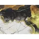 WallVision Consalnet Poszter modern fekete, arany, narancssárga, fehérszínű, vlies márvány