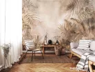 WallVision Consalnet Poszter modern barna, beige, zöldszínű, vlies leveles