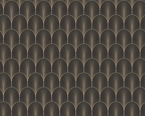 WallVision Consalnet Poszter modern fekete, aranyszínű, vlies art deco