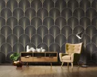 WallVision Consalnet Poszter modern fekete, aranyszínű, vlies art deco