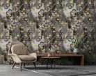 WallVision Consalnet Poszter modern fekete, arany, szürkeszínű, vlies geometriai, absztrakt