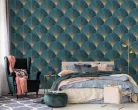 WallVision Consalnet Poszter modern türkiz, aranyszínű, vlies art deco