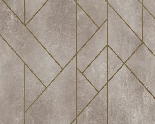 WallVision Consalnet Poszter modern arany, beigeszínű, vlies geometriai