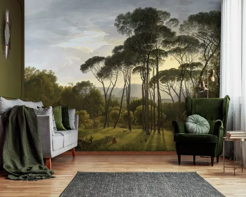 WallVision Consalnet Poszter modern zöld, kék, barnaszínű, vlies tájkép