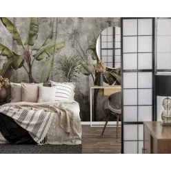   WallVision Consalnet Poszter modern zöld, piros, barna, szürkeszínű, vlies növényes