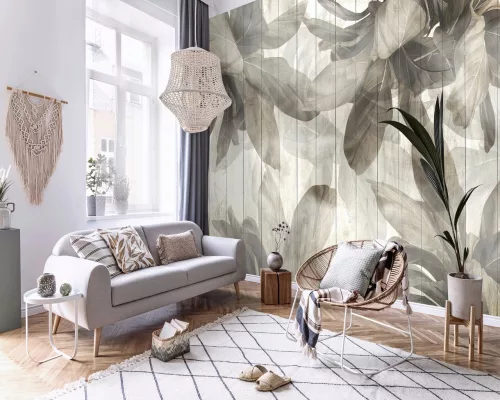 WallVision Consalnet Poszter modern szürke, homok, barna, fehérszínű, vlies leveles