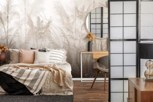WallVision Consalnet Poszter modern beige, barnaszínű, vlies növényes