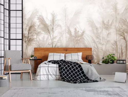 WallVision Consalnet Poszter modern beige, barnaszínű, vlies növényes