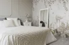 WallVision Consalnet Poszter modern zöld, szürke, beige, barnaszínű, vlies növényes, madaras