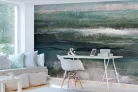 WallVision Consalnet Poszter modern zöld, kék, fehér, drappszínű, vlies absztrakt 