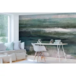   WallVision Consalnet Poszter modern zöld, kék, fehér, drappszínű, vlies absztrakt 
