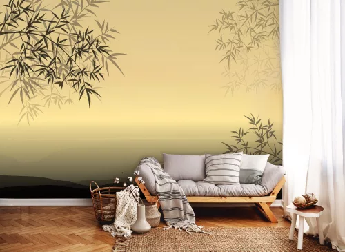WallVision Consalnet Poszter modern barna, fekete, sárgaszínű, vlies tájkép
