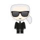 AS Creation Karl Lagerfeld vlies, vinyl anyagú fehér, fekete, beige, szürke színű figura modern poszter