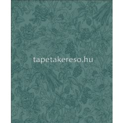   Casadeco Delicacy vlies anyagú zöld színű madaras, leveles, virágos modern tapéta
