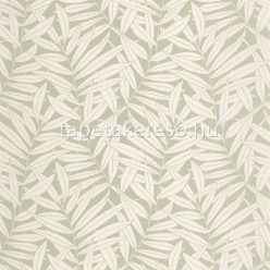   Casadeco Derby vlies anyagú fehér, zöld, gyöngyház színű leveles modern tapéta