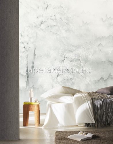 Khroma Walldesigns 2 vinyl, vlies anyagú szürke, fehér színű festmény, fás modern poszter