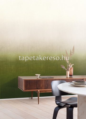 Khroma Walldesigns 2 növényi szálak, vlies anyagú zöld, beige, törtfehér színű színátmenetes modern poszter