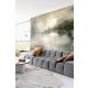 Khroma Walldesigns 2 növényi szálak, vlies anyagú szürke, kék, mályva, beige színű festmény modern poszter