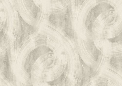 Khroma Wall Designs IV vlies anyagú, szürke színű, körös, hullámos, Modern poszter
