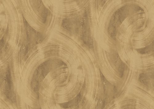 Khroma Wall Designs IV vlies anyagú, barna színű, körös, hullámos, Modern poszter