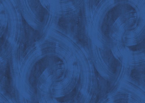 Khroma Wall Designs IV vlies anyagú, kék színű, körös, hullámos, Modern poszter