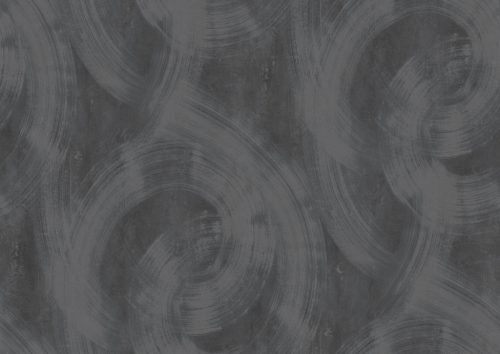 Khroma Wall Designs IV vlies anyagú, szürke színű, körös, hullámos, Modern poszter