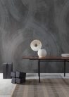 Khroma Wall Designs IV vlies anyagú, szürke színű, körös, hullámos, Modern poszter