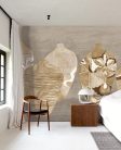 Khroma Wall Designs IV vlies anyagú, barna, szürke, fehér színű, váza, Modern poszter