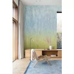   Khroma Wall Designs IV vlies anyagú, kék, zöld színű, moire, színátmenetes, Modern poszter