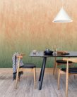 Khroma Wall Designs IV vlies anyagú, zöld, barack színű, moire, színátmenetes, Modern poszter