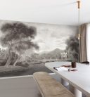 Khroma Wall Designs IV vlies anyagú, szürke színű, épület, tájkép, Modern poszter