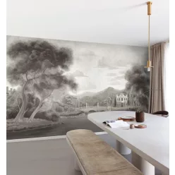   Khroma Wall Designs IV vlies anyagú, szürke színű, épület, tájkép, Modern poszter