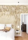 Khroma Wall Designs IV vlies anyagú, barna színű, leveles, Modern poszter