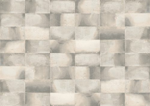 Khroma Wall Designs IV vlies anyagú, szürke színű, kockás, geometriai, Modern poszter