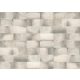 Khroma Wall Designs IV vlies anyagú, szürke színű, kockás, geometriai, Modern poszter