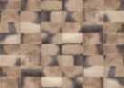 Khroma Wall Designs IV vlies anyagú, barna színű, kockás, geometriai, Modern poszter