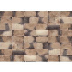   Khroma Wall Designs IV vlies anyagú, barna színű, kockás, geometriai, Modern poszter