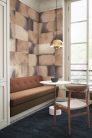 Khroma Wall Designs IV vlies anyagú, barna színű, kockás, geometriai, Modern poszter