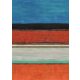 Khroma Wall Designs IV vlies anyagú, kék, narancssárga, zöld, fehér, fekete színű, csíkos, Modern poszter